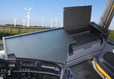 Duża półka na środkową konsolę i prawą stronę deski z klapą Scania R2 (10/2009-)