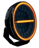 Reflektor dalekosiężny Firefly Driving Light 9" Black STRANDS, światło pozycyjne białe/pomarańczowe