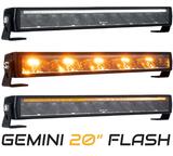 SKYLED GEMINI 20 FLASH LED BAR (514 mm), biała/pomarańczowa pozycja +  światło stroboskopowe, nr kat. 130.20LBF