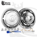 Komplet kołpaków na felgi 16"x5,5", Iveco Daily (2006-), stal nierdzewna, mocowane na śruby, PCD 170mm