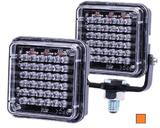 Lampa ostrzegawcza VIGILED ze wspornikiem  (stroboskop pomarańczowe światło LED) R10, R65, IP67