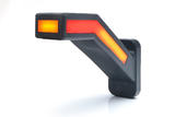 Boczna lampa zespolona LED dynamiczny kierunkowskaz + światło pozycyjne 12/24V (lewa) W168.6DD