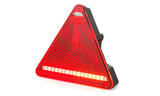 Tylna lampa zespolona (Trójkąt) Pozycja/Stop/Kierunkowskaz/Odblask/Oświetlenie tablicy rejestracyjnej 12/24V (Prawa) W68P