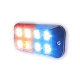 Lampa ostrzegawcza (stroboskop niebiesko-czerwone światło LED) 12/24V, IP67, R65
