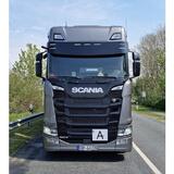 Osłona przeciwsłoneczna SCANIA S/R NG aluminium 40 cm wysokości na 7 lamp nowego typu Fox Parts łuk - Extra Low