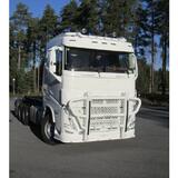 Osłona przeciwsłoneczna VOLVO FH4/FH5/AERO/FM5 aluminium wysokość 33,5 cm bez wycięć Fox Parts - prosta Extra Low