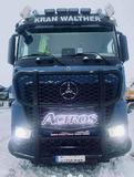 Podświetlany napis Mercedes ACTROS  ze stali nierdzewnej białe zimne światło