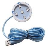 Niebieskie podświetlenie POPPY pod USB ze świecącym przewodem