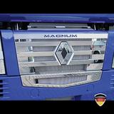 Listwy ozdobne na grill z napisem "MAGNUM" (stal nierdzewna) do Renault Magnum >08, nr kat. 17TD157RE.22-4