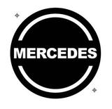Naklejka z logo Mercedes do kołpaków Sprinter