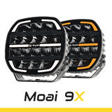 Reflektor dalekosiężny SKYLED Moai 9X Black FI220 (162W biała i pomarańczowa pozycja) R149/R148/R10 - czarna obudowa