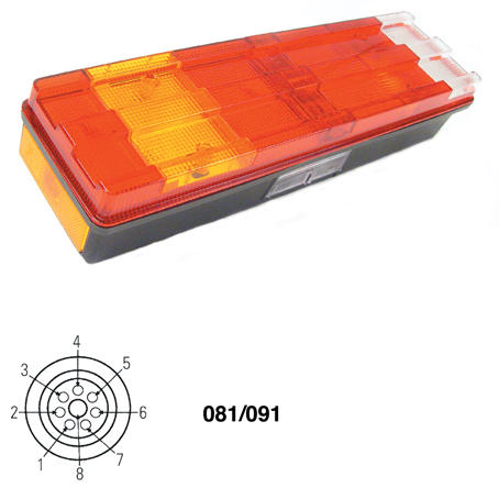 Lampa Tylna Mercedes Atego I 98 ->, Sprinter 95 ->, Vario 96 -> - zdjęcie 1
