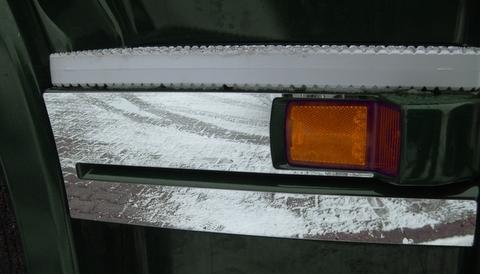 Listwy ozdobne ze stali nierdz. na stopień Scania R (model II) - zdjęcie 1