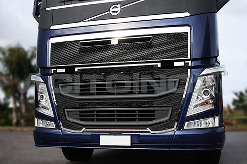 Aplikacja na maskę (stal) do Volvo FH4, nr kat. 17025VFH2013 - zdjęcie 1