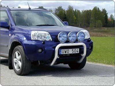 Osłona czołowa X-rack Nissan X-trail 04-07; dla 3 lamp art.nr X900033 - zdjęcie 1