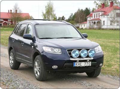 Rama przednia Q-light Hyundai Santa Fé 06-; dla 3 lamp - zdjęcie 1