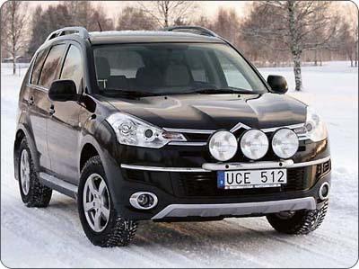 Rama przednia Q-light Citroën C-crosser 08-; dla 3 lamp - zdjęcie 1
