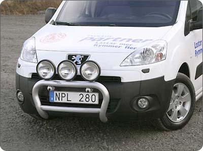 Osłona czołowa X-rack Peugeot Partner 08-; dla 3 lamp art.nr X900061 - zdjęcie 1