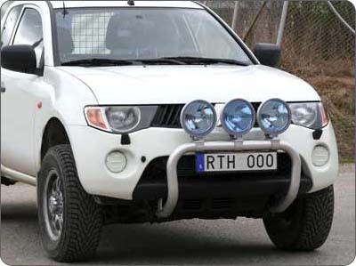 Osłona czołowa X-rack Mitsubishi L200 06-; dla 3 lamp - zdjęcie 1