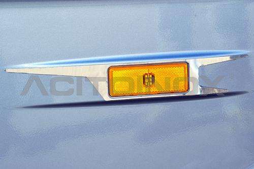 Listwy ozdobne ze stali nierdzewnej na kontur kierunkowskazu Mercedes Actros MP4 (2011-) - zdjęcie 1