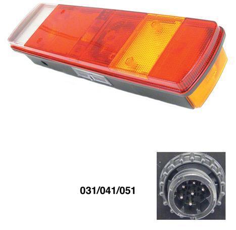 Lampa tylna prawa SCANIA 4 series 96 ->, P/R/T series 04. - zdjęcie 1