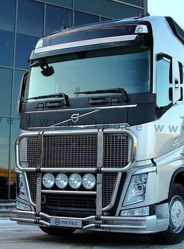 Osłona czołowa NORDIC z zestawem 868568 do Volvo FH4 / FM4 ( 2013-2020) , polerowana z siatką - zdjęcie 1