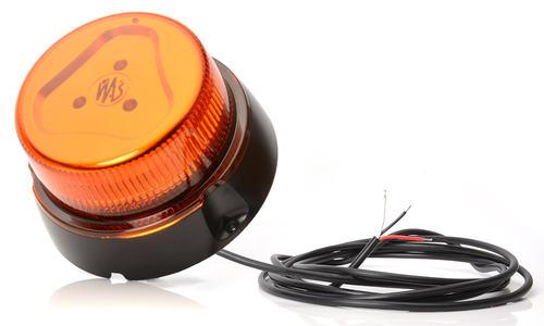 Światło ostrzegawcze LED, na 3 śrubki, 10-32V pomarańczowy klosz 99 mm wysokości W112 - zdjęcie 1