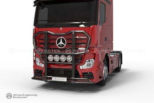 Osłona czołowa Outland MB ACTROS 11 2500mm L kab. czarna - zdjęcie 1