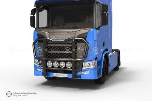 Osłona czołowa Outland SCANIA S - Serie 16 - wysoki zderzak - czarna nr kat. 118646747122 - zdjęcie 1