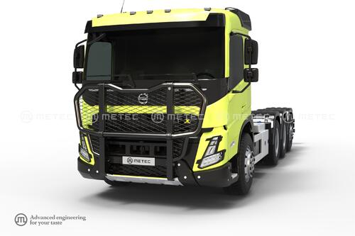 Osłona czołowa Outland Volvo FMX 20  czarna - zdjęcie 1