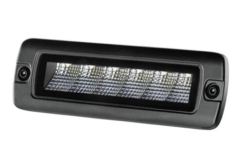 Lampa robocza Hella BLACK MAGIC wbudowana LED prostokątna 12/24V , 6 diod, 30W, Natęż. św. [lm]: 1600 - zdjęcie 1