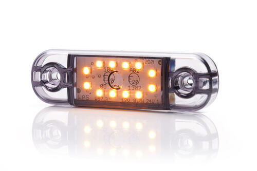 Światło pozycyjne pomarańczowe 12/24V obrysowa boczna (12 x LED) W97.3 - zdjęcie 1