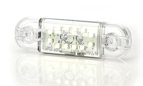 Światło pozycyjne białe 12/24V obrysowa przednia (12 x LED) W97.3 - zdjęcie 1