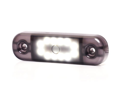 Światło pozycyjne białe (przydymiane) 12/24V obrysowa przednia (12 x LED) W275.2 BLACK - zdjęcie 1