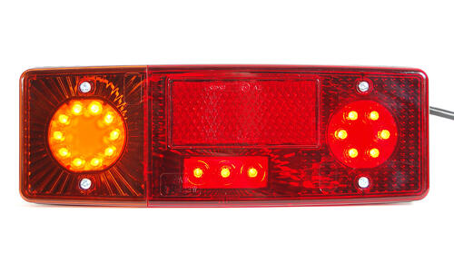 Tylna lampa zespolona LED Pozycja/Stop/Kierunkowskaz/Dolne oświetlenie tablicy (lewa) WE551DL - zdjęcie 1