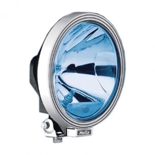 Reflektor Hella Rallye 3000FF Blue (niebieskie szkło, z pozycją W5W, szara ramka, ref. 37,5) - zdjęcie 1