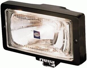 Reflektor dalekosiężny HELLA JUMBO 220 Black (białe szkło,czarna ramka ref 37,5) - zdjęcie 1