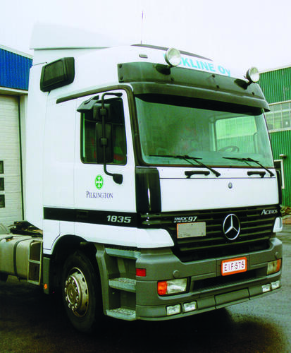 Osłona przeciwsłoneczna MB Actros MP1, kabina Mega Space -06/1998 - zdjęcie 1