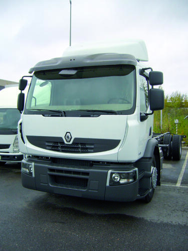 Osłona przeciwsłoneczna RENAULT Premium; VOLVO FE 2007-, kabina standard bez i z lusterkiem - zdjęcie 1