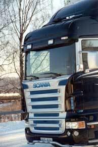 Osłona przeciwsłoneczna SCANIA 4/R -06/2013, kabina Topline, na 2 obrysy i 2 reflektory - zdjęcie 1