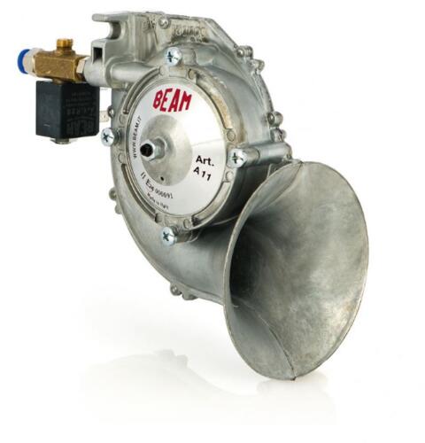 Sygnał pneumatyczny podkabinowy z elektrozaworem 12V (stop aluminiowy) - zdjęcie 1