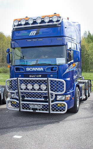 Osłona czołowa Highway Scania 4 series (anodowana/gładka) - zdjęcie 1