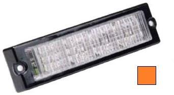 Lampa ostrzegawcza (stroboskop pomarańczowe światło LED) ,R65, IP67 4 diody LED - zdjęcie 1