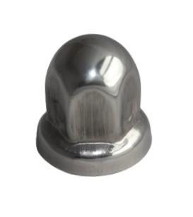Nakładka ze stali nierdzewnej na nakrętkę 27 mm, średnica 41,5 mm, wysokość 42 mm, do kołpaków 165201622 i 165301622 - zdjęcie 1