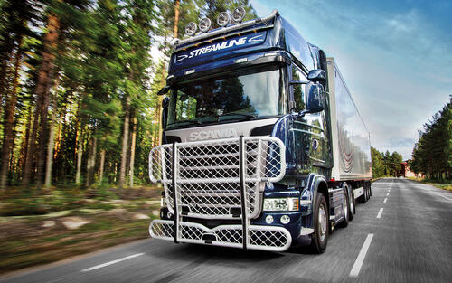 Osłona czołowa Highway Scania R -2016 (anodowana/ryflowana) - zdjęcie 1