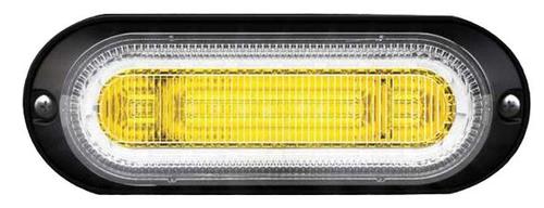 Lampa ostrzegawcza (stroboskop pomarańczowe światło LED) +  białe światło DRL - zdjęcie 1