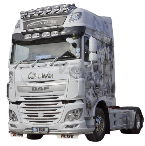 Osłona przeciwsłoneczna DAF XF 105/106, kabina Super Space Cab, na 4 reflektory, głęboka - zdjęcie 1