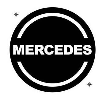 Naklejka z logo Mercedes do kołpaków Sprinter - zdjęcie 1