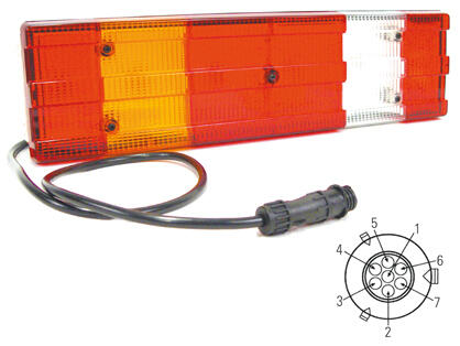 Lampa Tylna Mercedes Actros 96 ->, Atego Ii 98 ->, Axor 01 -> - zdjęcie 1