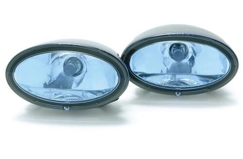 Komplet owalnych reflektorów dalekosiężnych FF 50 Blue 12V para - zdjęcie 1